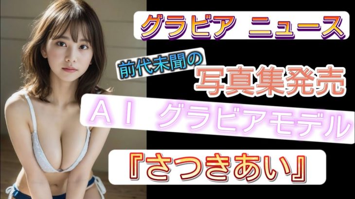 グラビア ニュース『前代未聞のAIグラビアモデル　週プレから写真集発売⁉︎』
