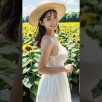 【AIグラビア】AI ART LOOKBOOK – sunflower 【AI写真集】