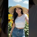 【AIグラビア】AI ART LOOKBOOK – sunflower 【AI写真集】