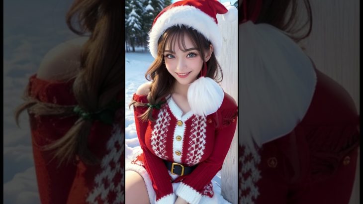 【AIグラビア】AI ART LOOKBOOK – santa claus 【AI写真集】