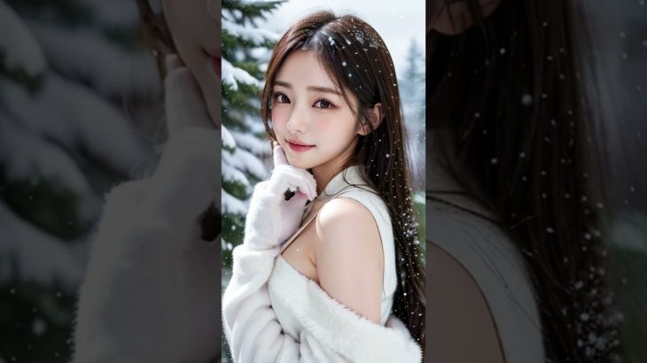【AIグラビア】AI ART LOOKBOOK – ski resort 【AI写真集】